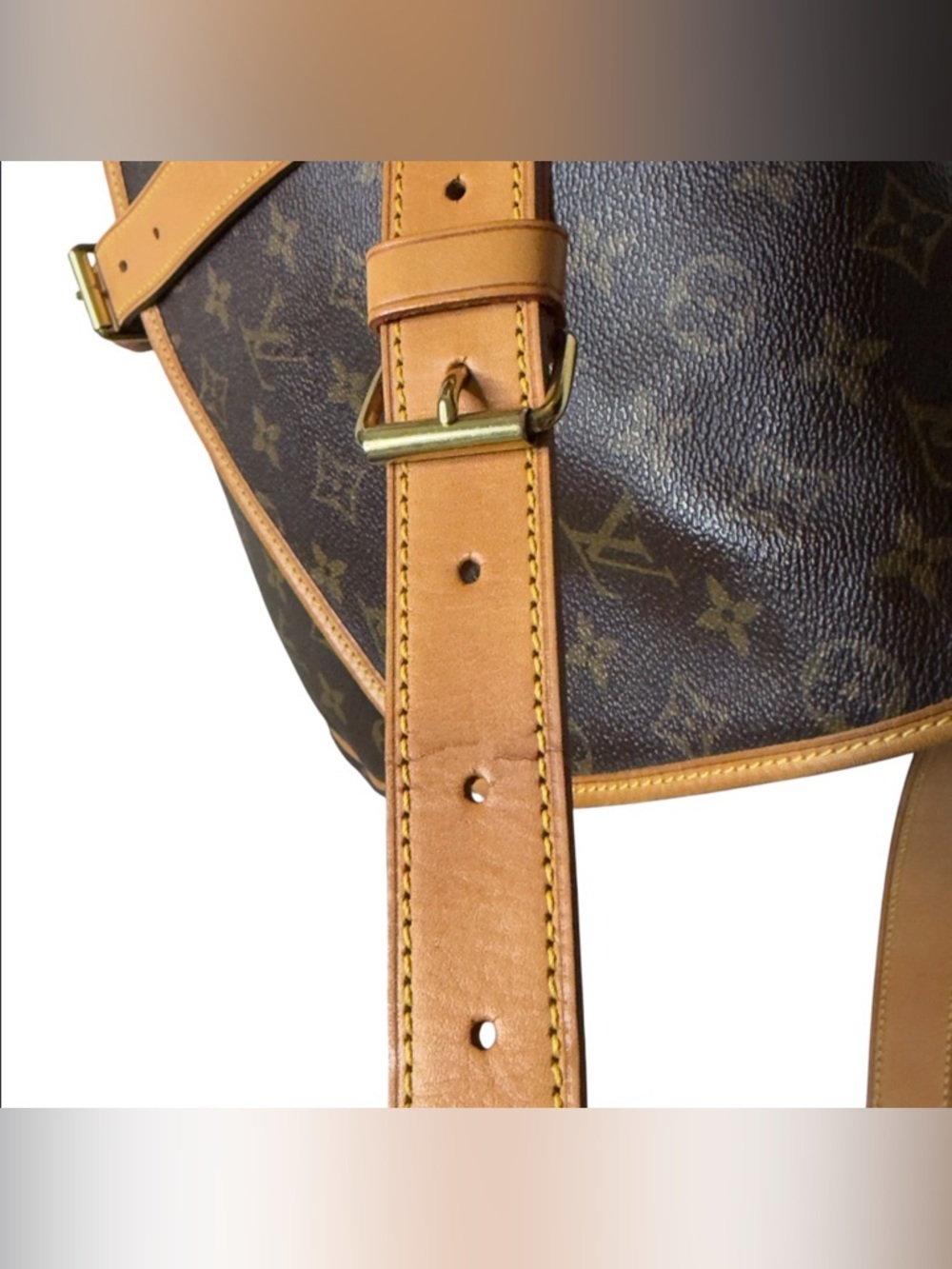 Louis Vuitton Saumur 35 Monogram Shoulder Crossbody Messenger Double Saddle Bag - Picture 6 of 16